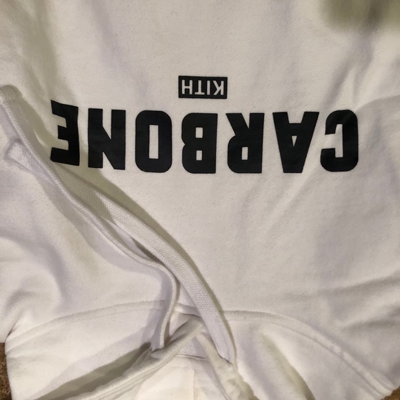 SOLD!!! Kith X Carbone white hoodie - Picture 2 of 5